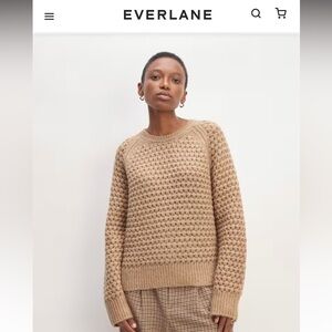 Everlane, The Cloud Oversized Textured Crew